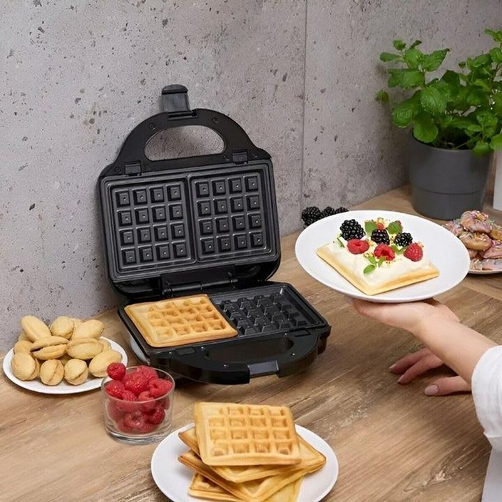 Produktbild MPM MOP-54 Sandwichtoaster 5-in-1 Schwarz