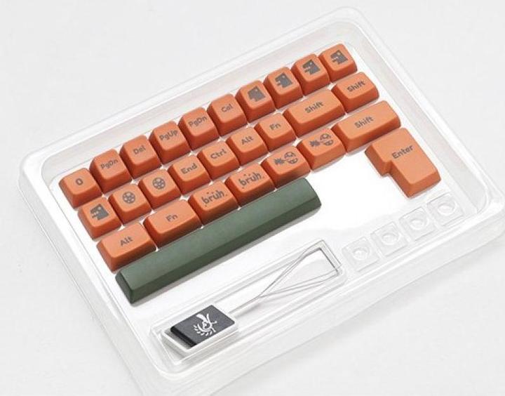 Actual product image Ducky Dino PBT Dye Sublimation Set - 133 Keycaps