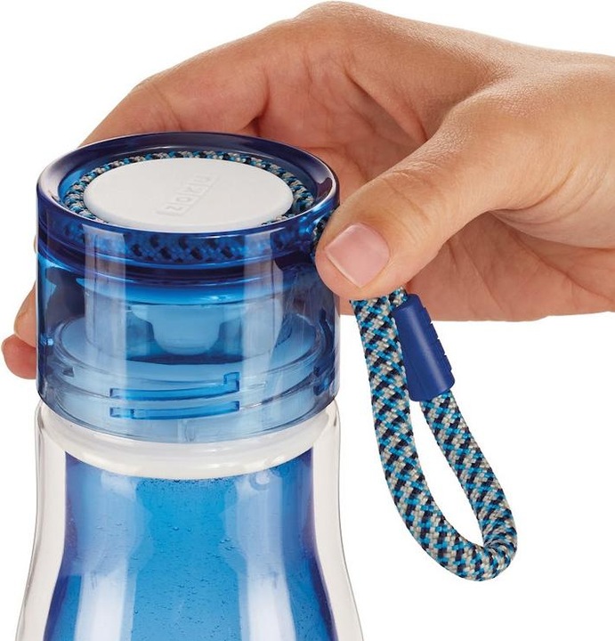 Produktbild ZOKU Trinkflasche Glass Core 475ml Blue (0.48 l)