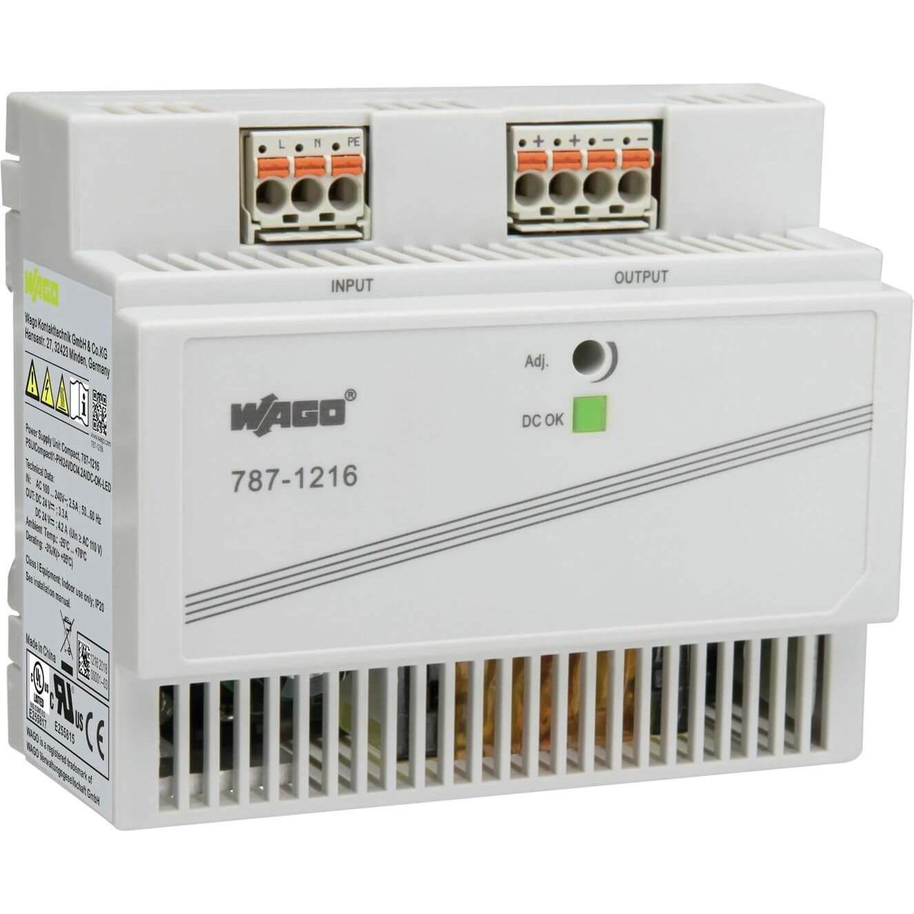 Wago, Systemstromversorgung, GmbH & Co. KG Power Netzgerät 787-1216