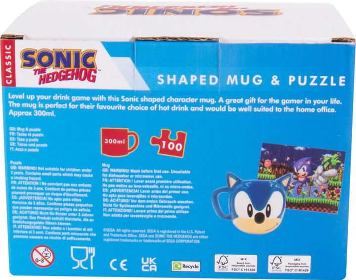 Produktbild Fizz Creations Sonic the Hedgehog Set Tasse und Puzzle (1 x)