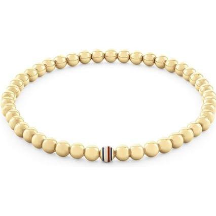 Tommy Hilfiger, Armschmuck, Stylish beaded bracelet for women Metal Beads 2780938, (Edelstahl)