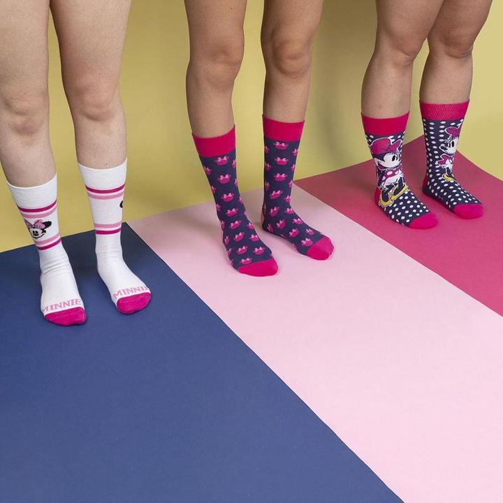 Actual product image Cerda Disney - Minnie Mouse - socks 3-pack (EU 36-41) (pack of 3, 36 - 41)