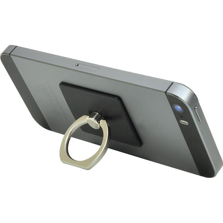 PNI Universalhalterung O-Ring, Schreibtischständer und Smart Grip, Schwarz, Autohalterung im Lieferu, Smartphone Halteru...