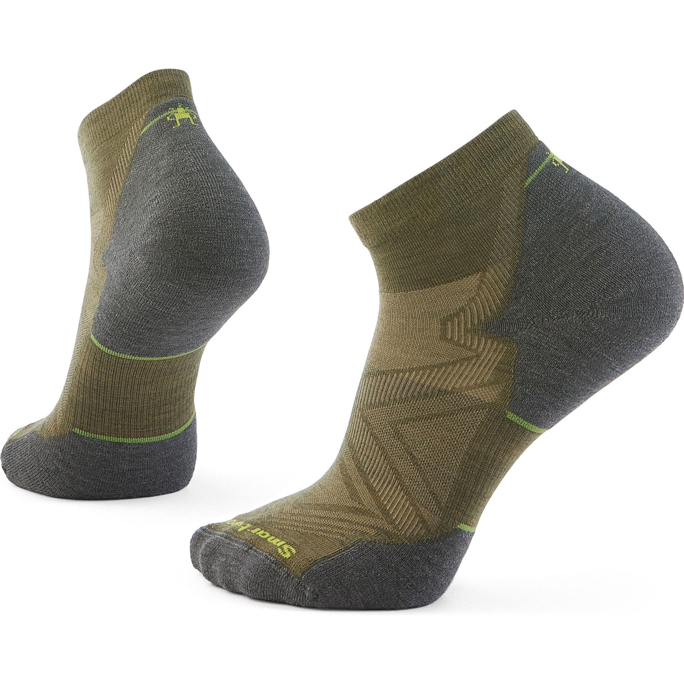 Smartwool, Herren, Sportsocken, Performance Run Targeted Cushion Ankle (42 - 45), Grau