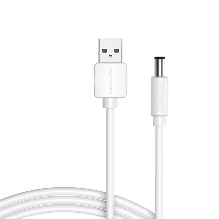 Actual product image Vention USB to DC 5.5mm Power Cable 1m CEYWF (white) (1 m)