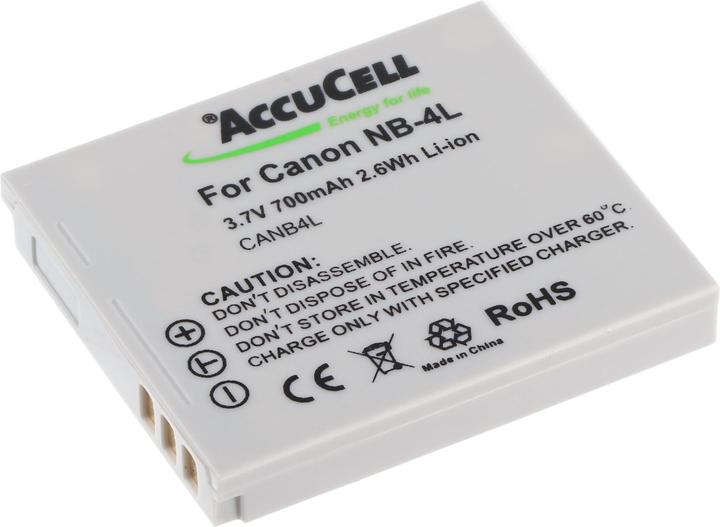 Actual product image Canon NB-4L (Camera battery)