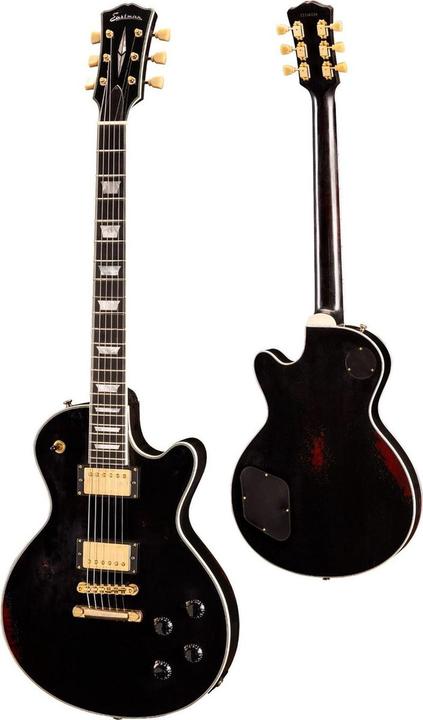 Actual product image Eastman Guitars Eastman SB57/v Black (Electric guitar, Ebony (fingerboard), Mahogany (body), Mahogany (neck), Maple (top))