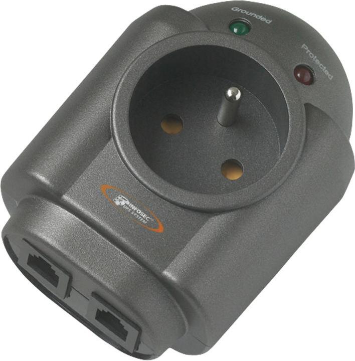 Image du produit Infosec S1 LAN (Adaptateur de protection contre les surtensions)