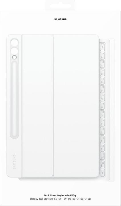 Productafbeelding Samsung Boekhoes toetsenbord voor Tab S10+/S9+/S9 FE+ (DE, Samsung Galaxy Tab S10+, Samsung Galaxy Tab S9+)