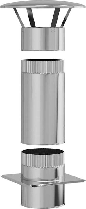 vidaXL Schornstein Zubehör