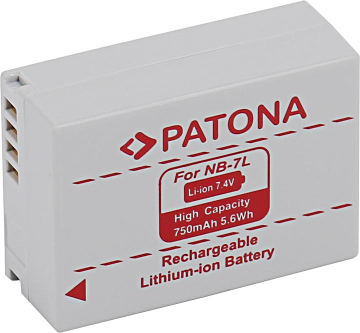 Actual product image Patona Battery f. Canon PowerShot G10 G 10 G-10 Canon NB-7L NB7L