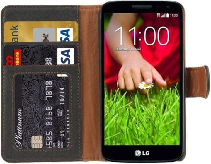 Actual product image König Design Protective cover Mobile phone case Bag for LG G2 mini crosswise Black (LG G2 Mini)