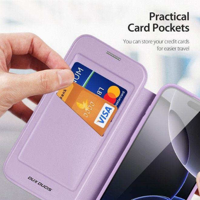 Immagine prodotto Dux Ducis Skin X Pro 360° Ring Stand Series Lederhülle (Apple iPhone 17 Pro Max)