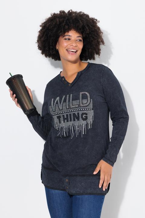 Produktbild Angel of Style T-Shirt, Comfort Fit, Wild Thing Print, Langarm (50)