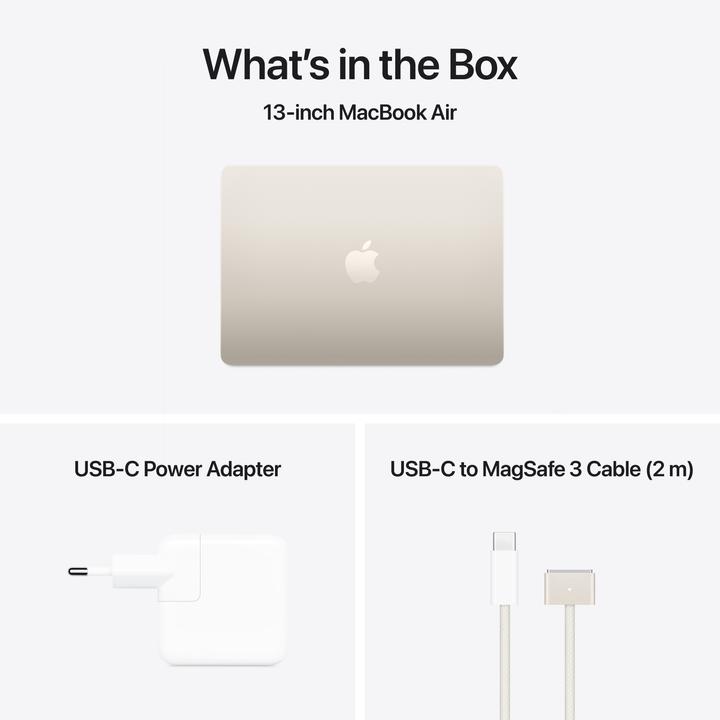 Produktbild Apple MacBook Air – 2025 (13.60", M4, 32 GB, 1000 GB, DE)