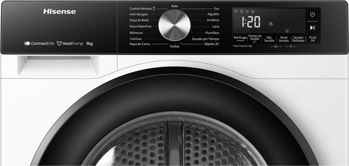 Actual product image Hisense DH3S902BWCC (9 kg, Changeable)
