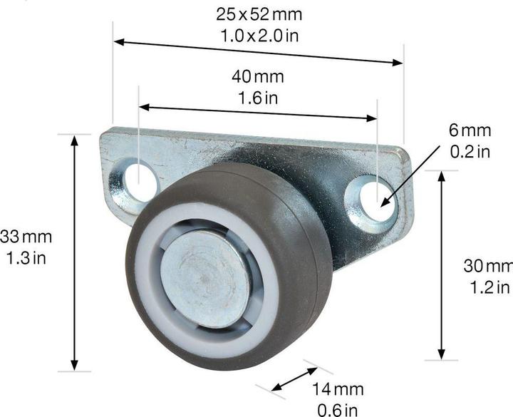 Produktbild Wagner System Bettkastenrolle