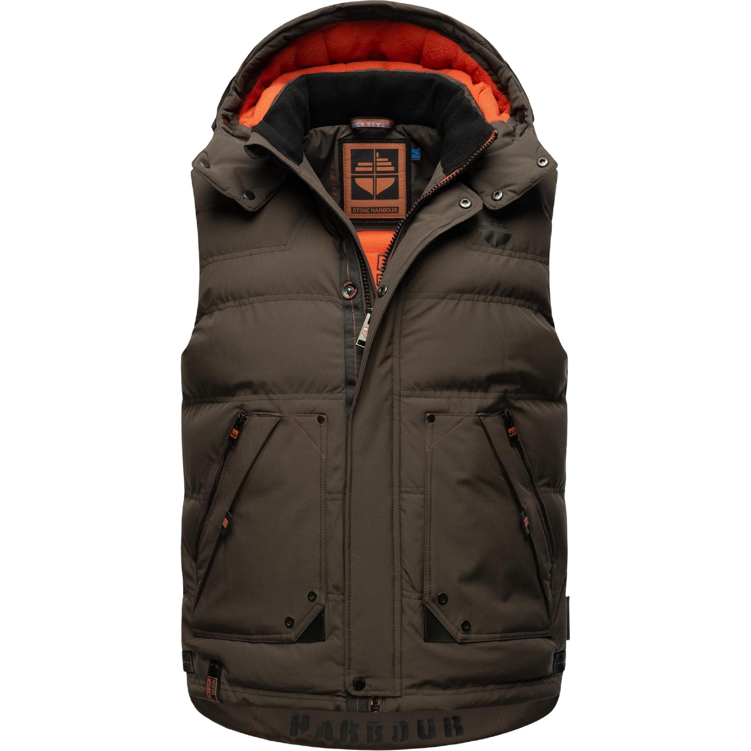 Stone Harbour, Herren, Weste, Egoor, Grau, (S)