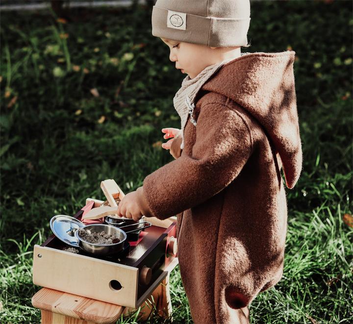 Actual product image small foot Children's kitchen Camping "tasty