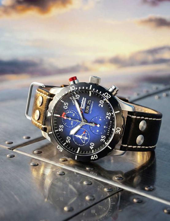 Produktbild Zeppelin 72183 (Chronograph, Sportuhr, Swiss Made, 43 mm)