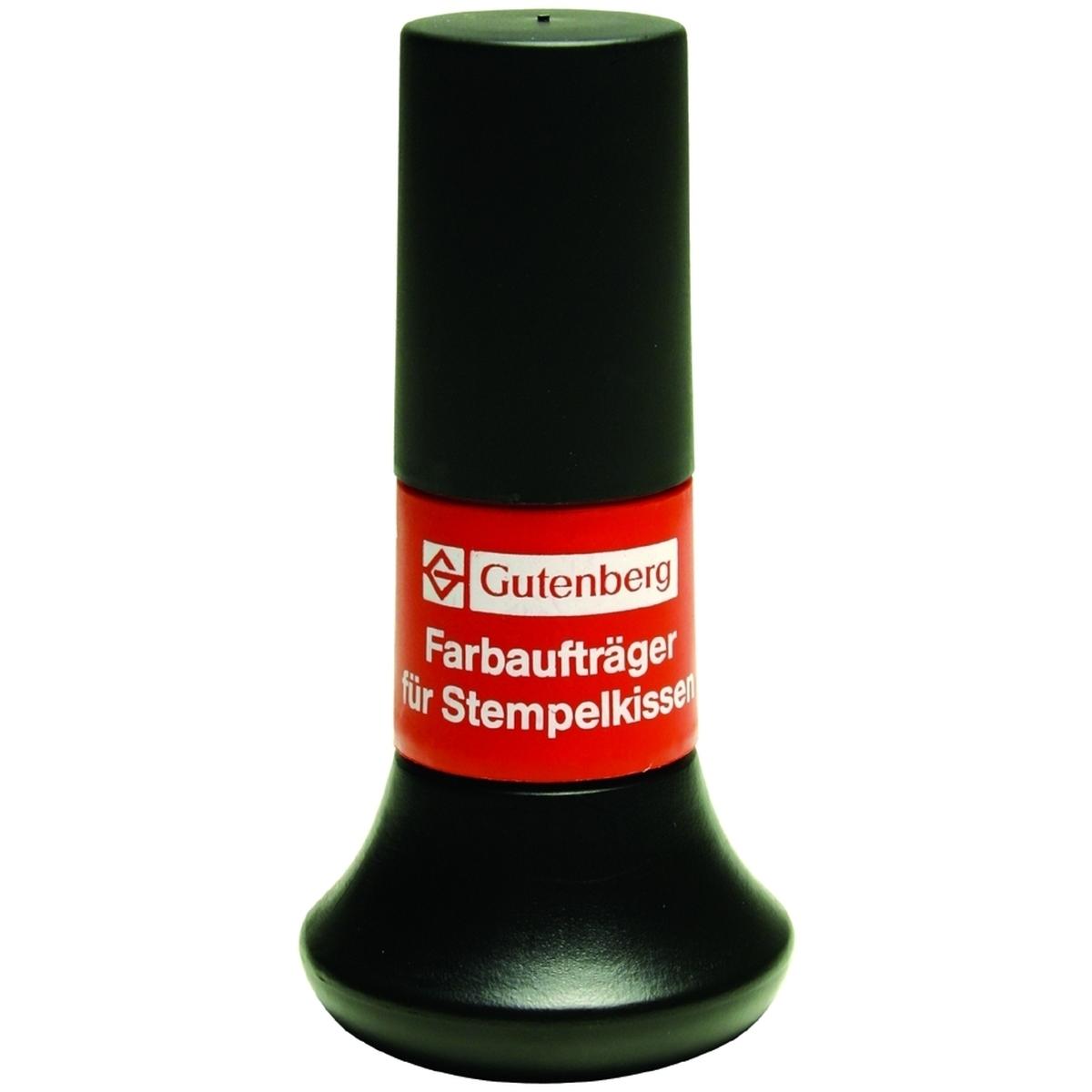 Gutenberg, Stempel, Stempelfarbe ohne Öl 35ml rot