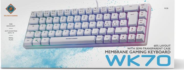 Produktbild Deltaco Gaming TKL Gaming Keyboard membrane (Schweiz, Kabelgebunden)