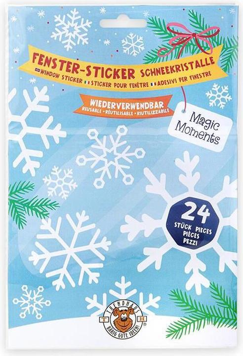 Trendhaus Christmas window picture Magic Mome flake