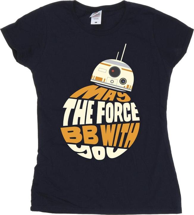 Immagine prodotto Star Wars May The Force BB8 Maglietta Donna (M)
