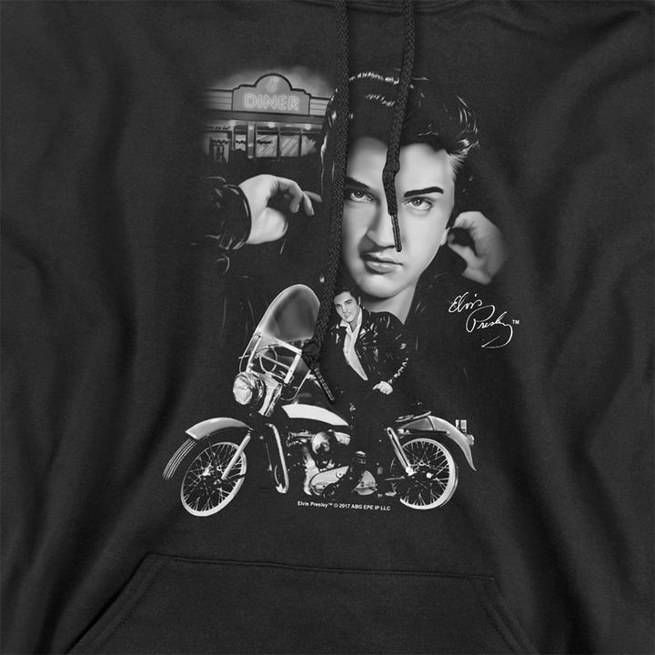 Produktbild Elvis The King Rides Again Kapuzenpullover (S)