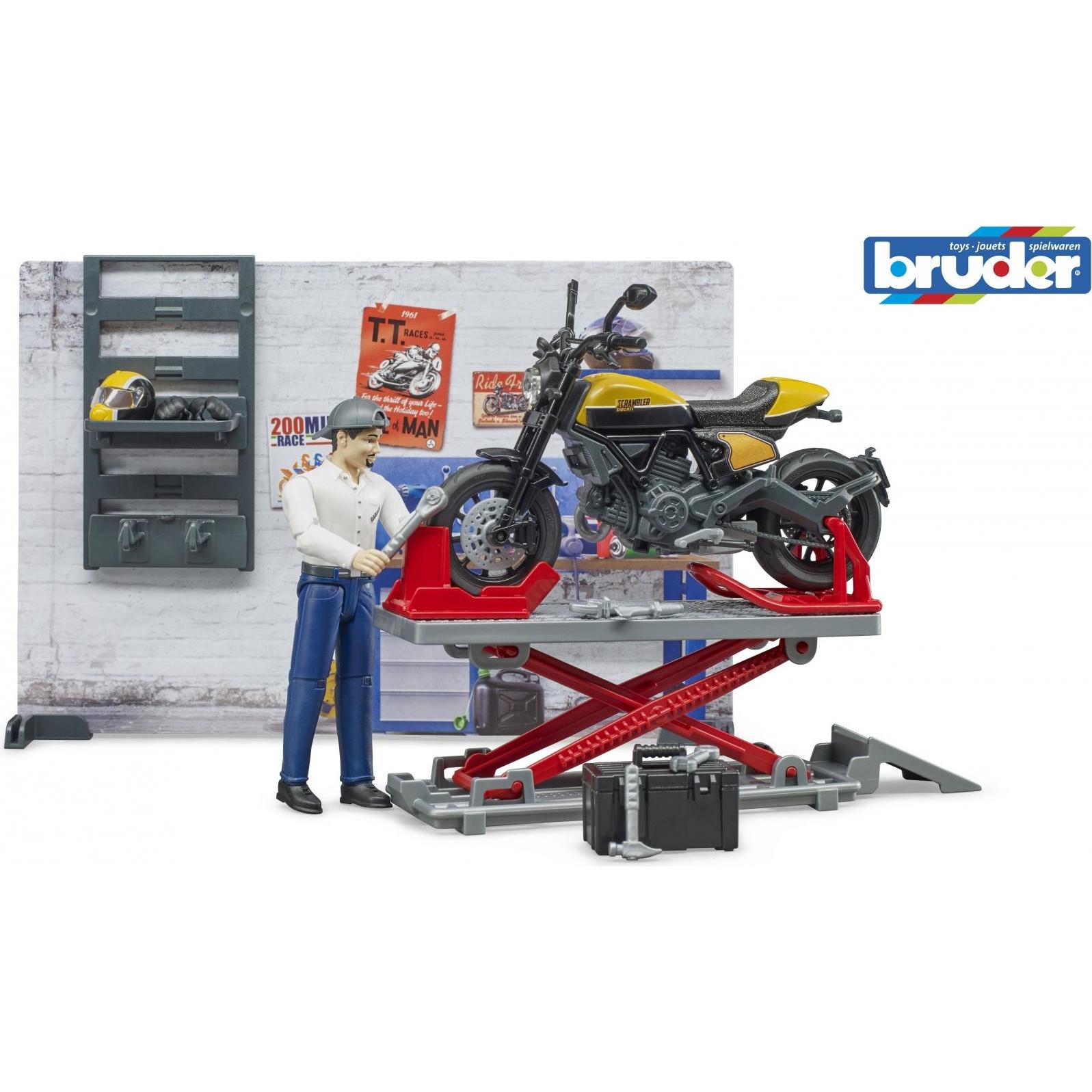 Bruder Motorradwerkstatt Scrambler Ducati