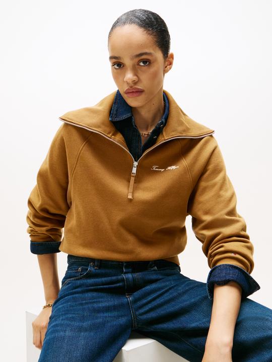 Produktbild Tommy Hilfiger Klassisches Fleece-Halbzip-Pullover (XL)