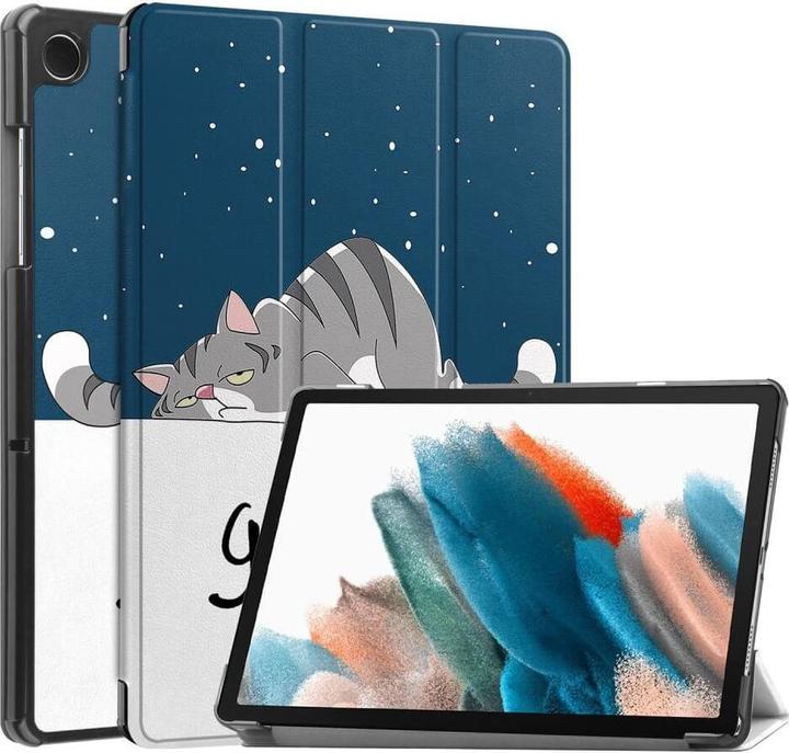 Actual product image Cover-Discount Galaxy Tab A9 - Tri-fold Smart Case Good Night (Galaxy Tab A9)