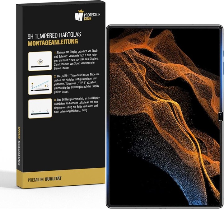 Produktbild Protectorking 6x tempered 9H Panzerglas matt entspiegelt (6 Stück, Galaxy Tab S9 Ultra)