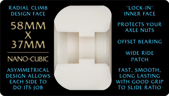 Produktbild 97A DF Nano Cubic Blue Asymmetrical Shape (58 mm)