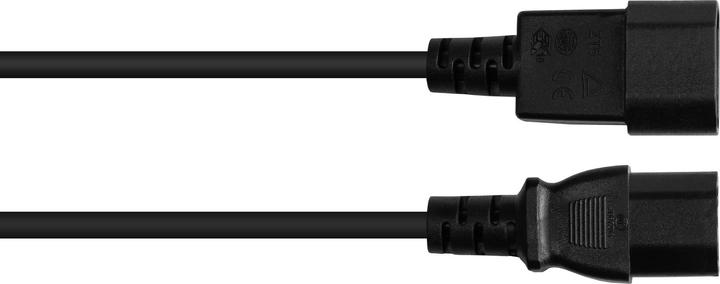 Actual product image Good Connections P1450-S050 Power cable black 5 m C14 coupler C15 coupler (5 m)