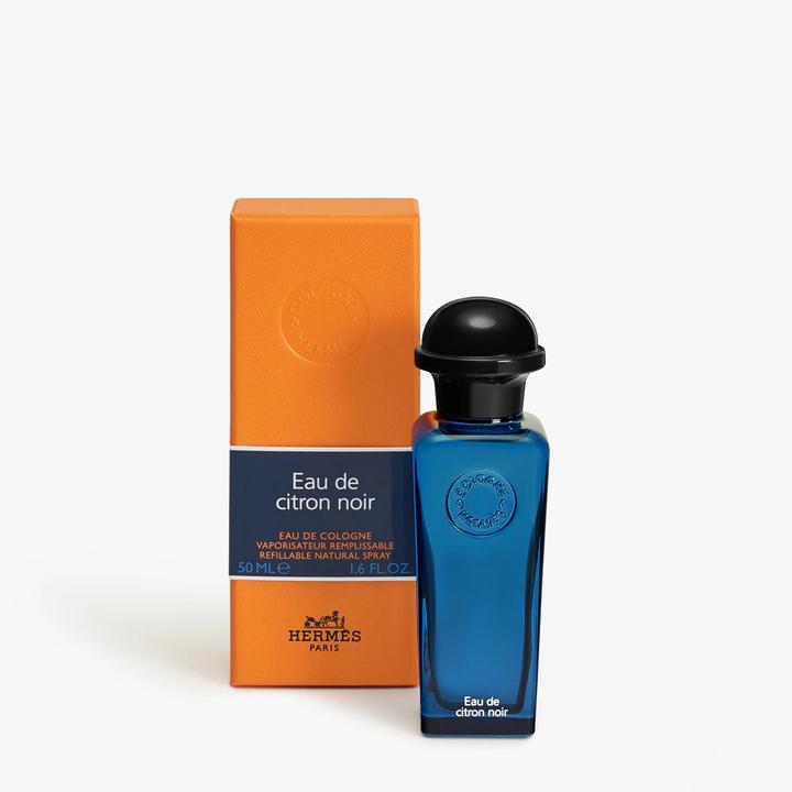 Actual product image Hermès Eau de Citron Noir by Eau de Cologne Refillable Spray 50 ml (Eau de cologne, 50 ml)