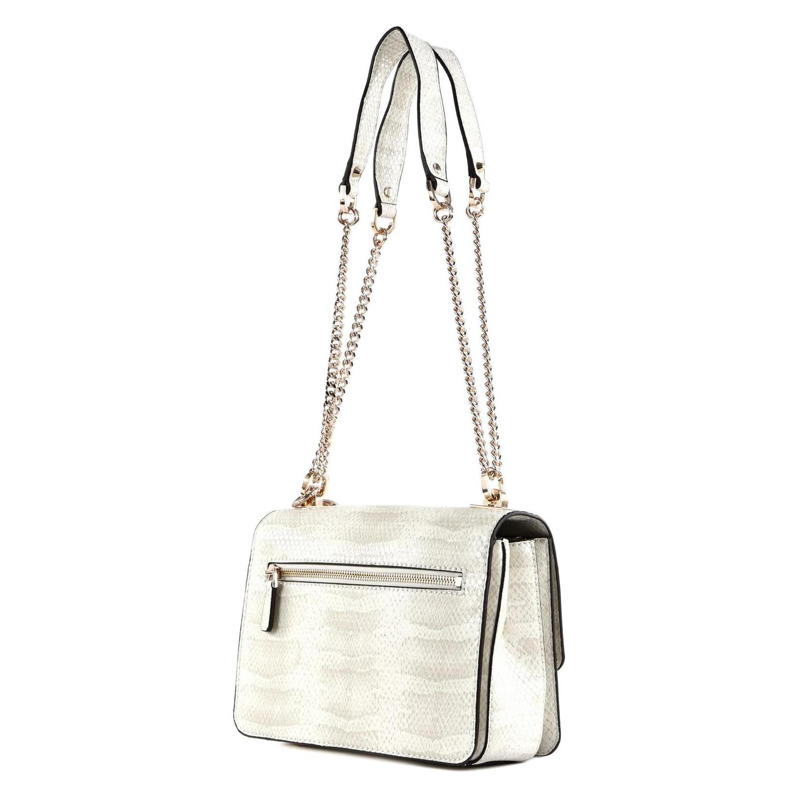 Guess, Damen, Handtasche, Eliette Logo Convertible Xbody Flap, Beige