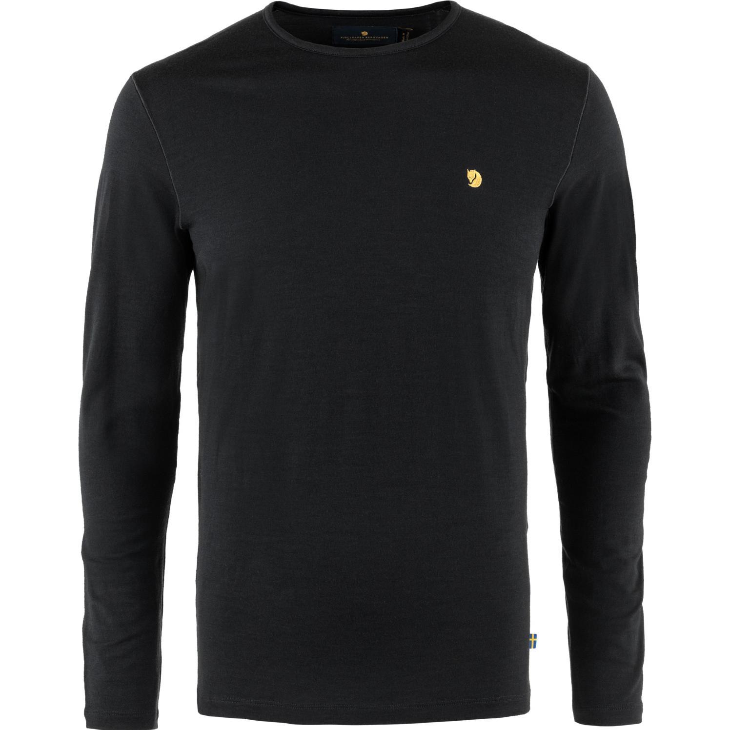 Fjällräven, Herren, Funktionsshirt, Bergtagen Thinwool (M), Schwarz, M