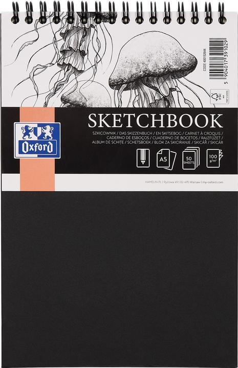 Produktbild Oxford Skizzenbuch (A5, Blanko, Weicher Einband)