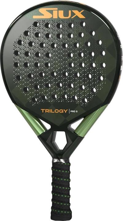 Actual product image Siux Paddelschläger Trilogy Pro 5 2025 Schwarz grün Kohlenstoff EVA