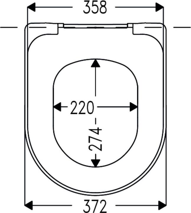 Actual product image Haro Toilet seat Visia SoftClose white