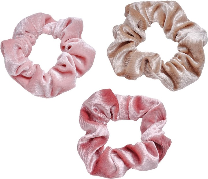 Trisa Body Mind and Soul Scrunchie Yoga Velvet Rosa (Elastico per capelli)