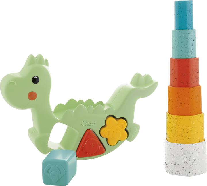 Actual product image Chicco 2 in 1 Rocking dinosaur - ECO+