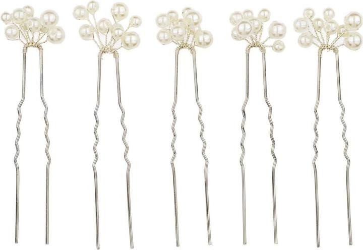 Actual product image Trisa Celebride Hairpin With Small Pearls