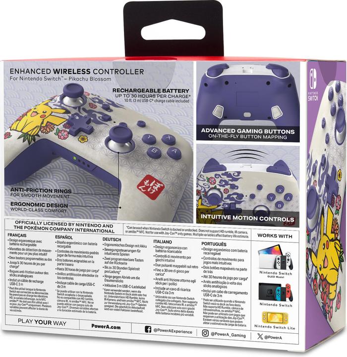 Image du produit PowerA ENHANCED - Wireless Controller (Switch, Switch Lite, Switch OLED)