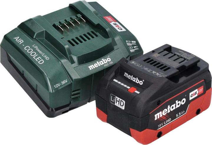 Produktbild Metabo MS 18 LTX 15 Akku Gehölzsäge 18 V 15 cm 5 m/s + 1x Akku 5,5 Ah + Ladegerät + metaBOX (Akku Kettensäge)