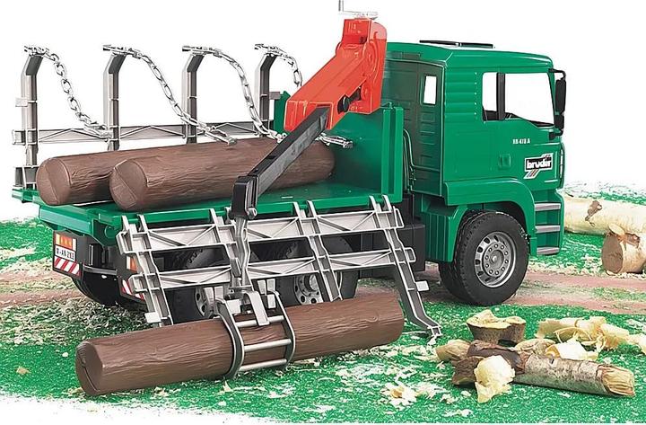 Produktbild Bruder Man Holztransport-LKW mit Ladekran
