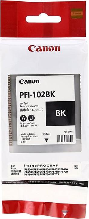 Actual product image Canon Pfi-102bk (FC)