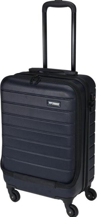 ProWorld Walizka Podróżna Kabinowa 20 Cali Z Komorą Na Laptopa Szary (37 l)